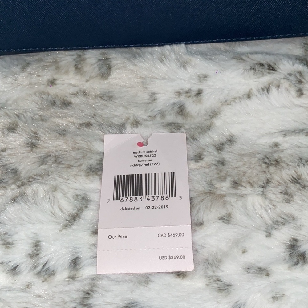 Kate Spade Blue Purse Satchel NWOT - Picture 10 of 14